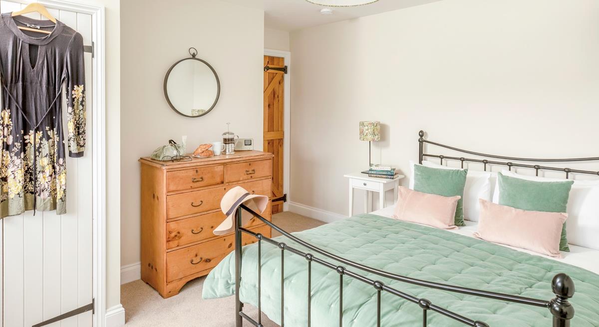 Relax in the spacious king size bed.