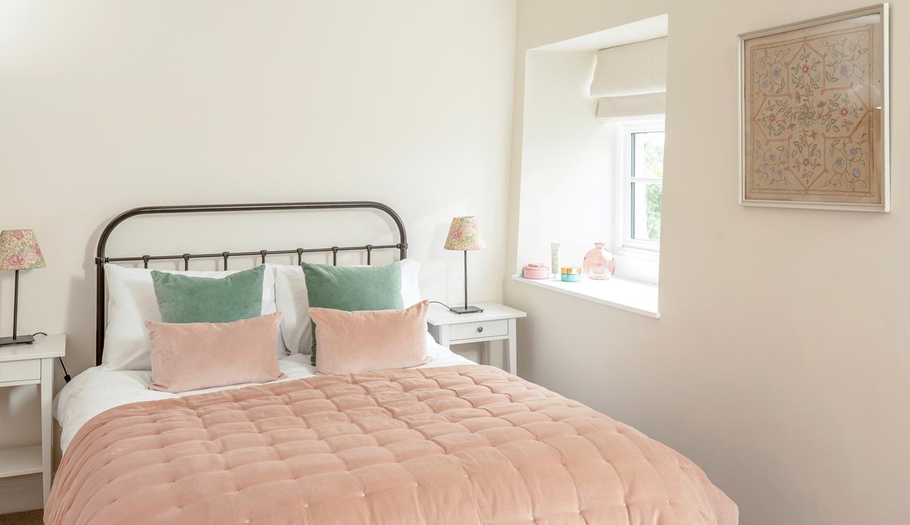 Bedroom 2 has a delightful doube bed to relax and unwind.