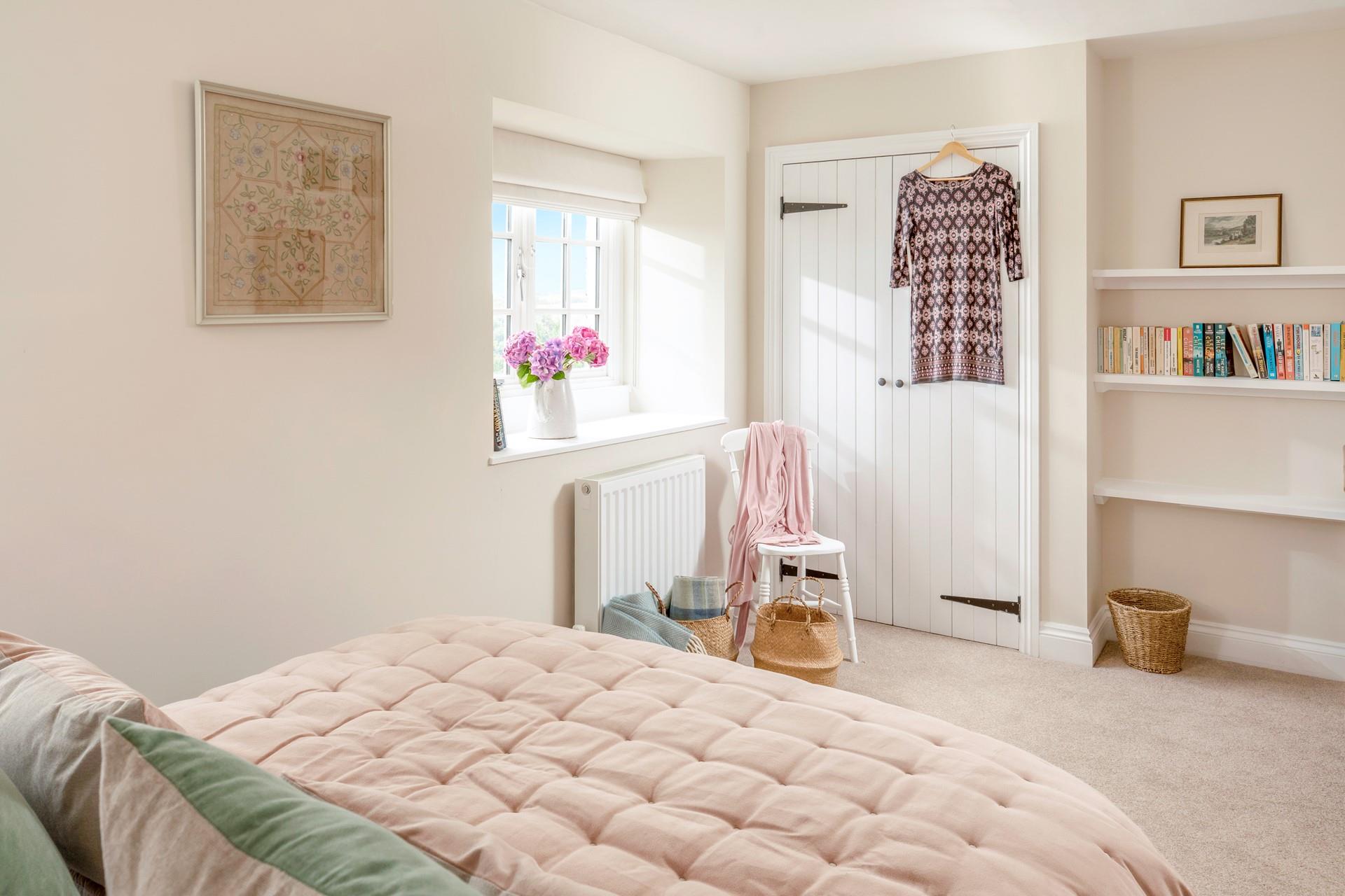 There is plenty of wardrobe space in the bedrooms.