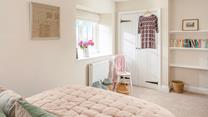 There is plenty of wardrobe space in the bedrooms.