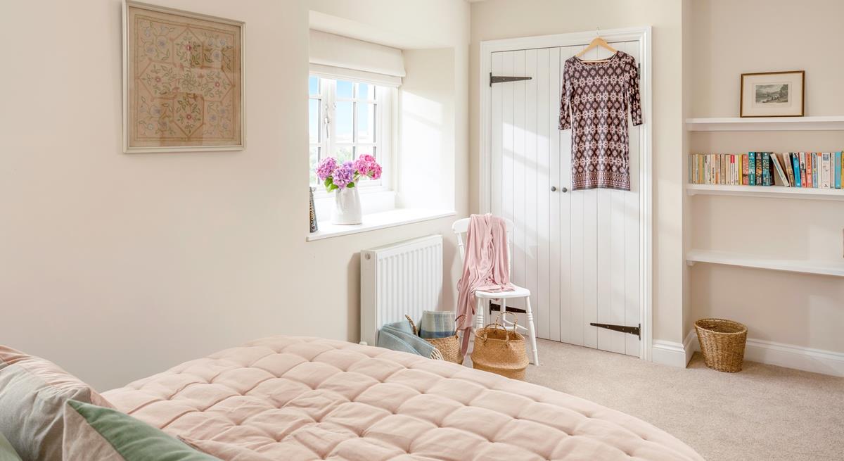 There is plenty of wardrobe space in the bedrooms.