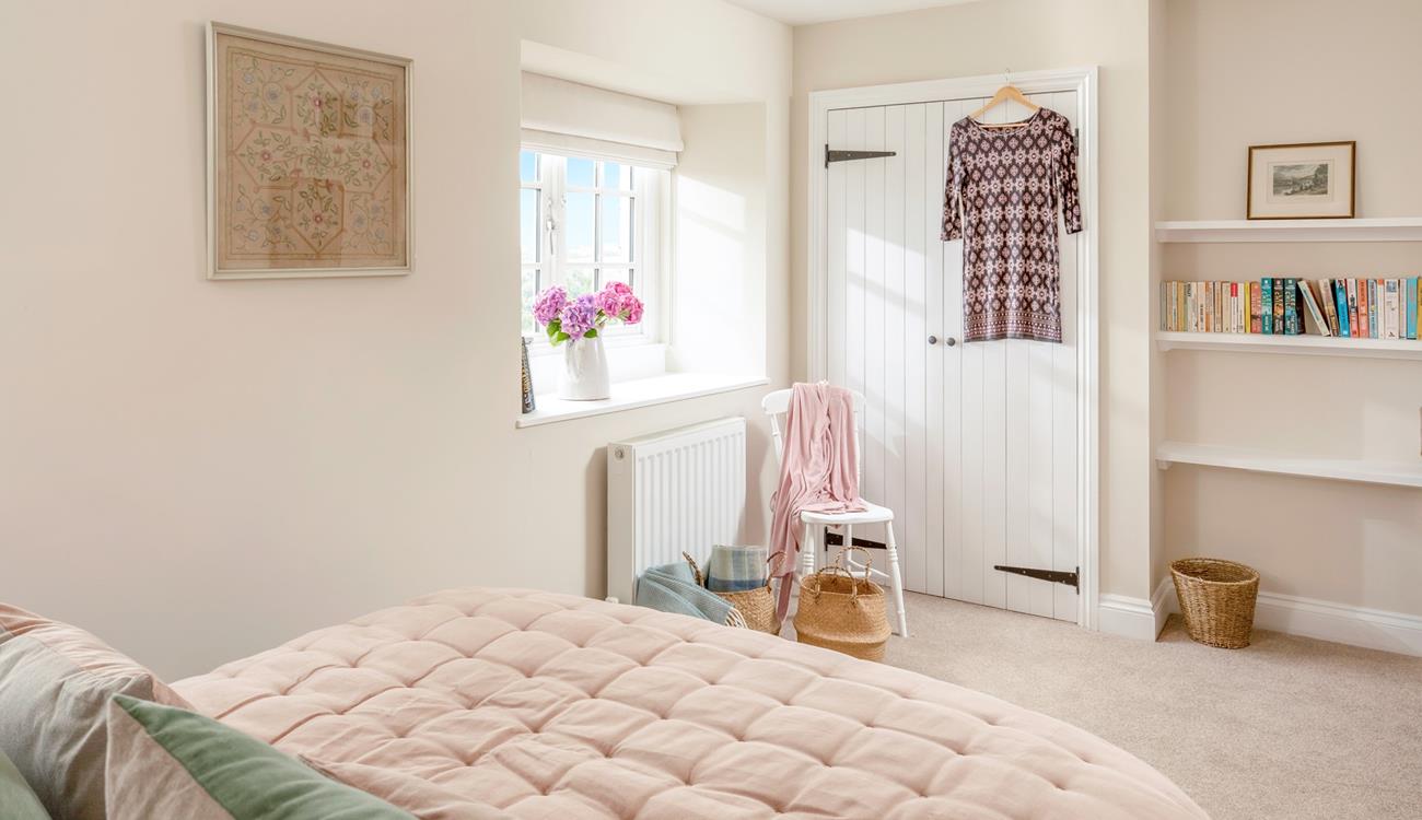 There is plenty of wardrobe space in the bedrooms.