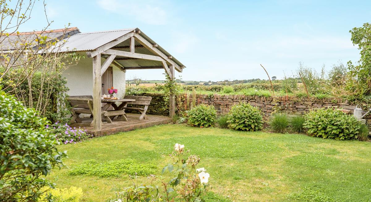 Listen to the morning birdsong in the leafy garden.