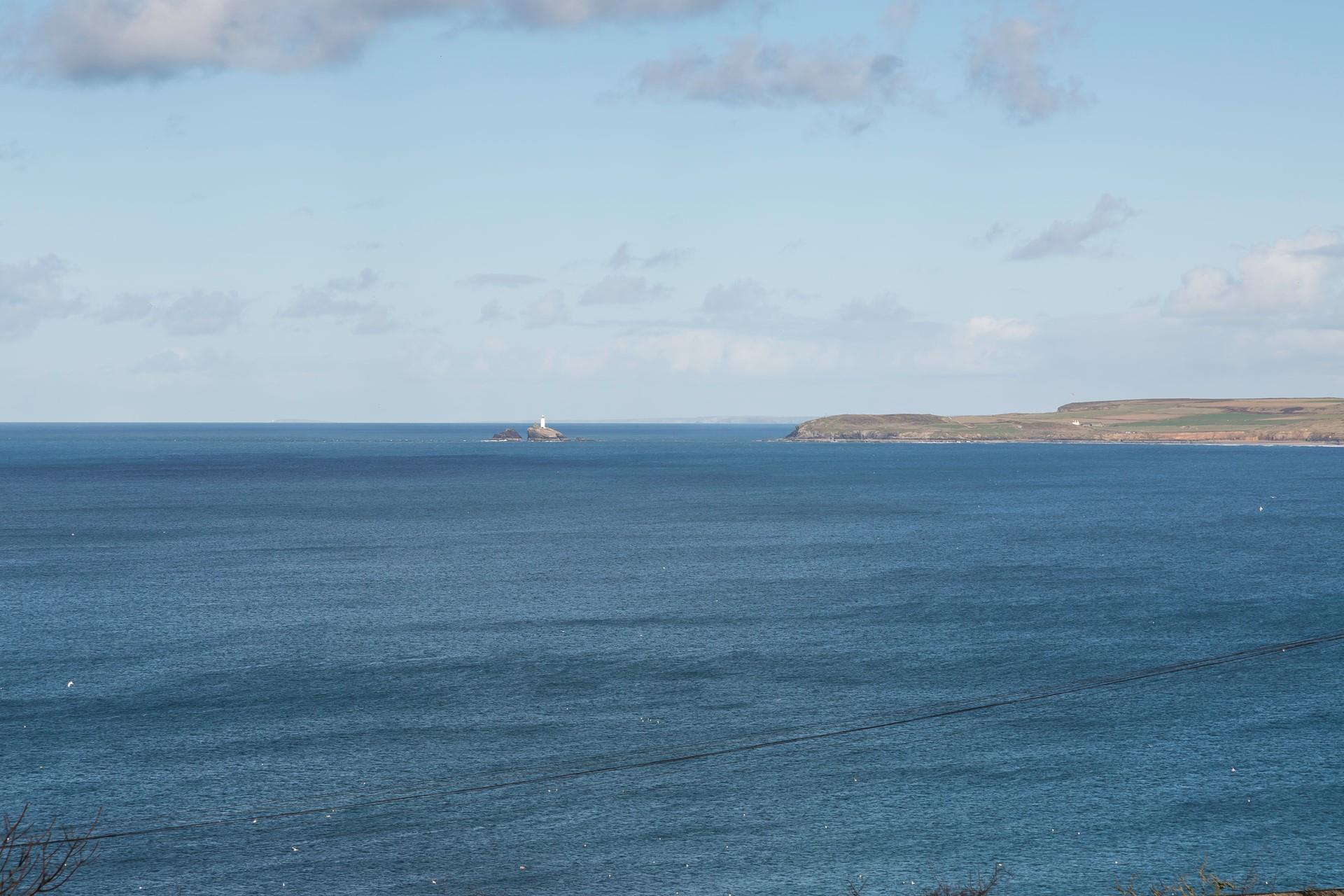 Views of Godrevy Lighthouse and beyond can be enjoyed from Porthrepta View.