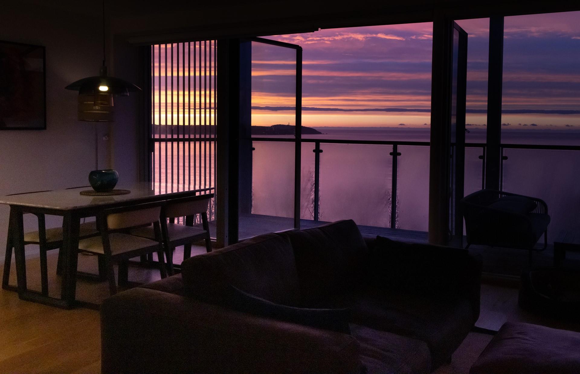 Whether it's sunrise or sunset, the views are breath-taking.