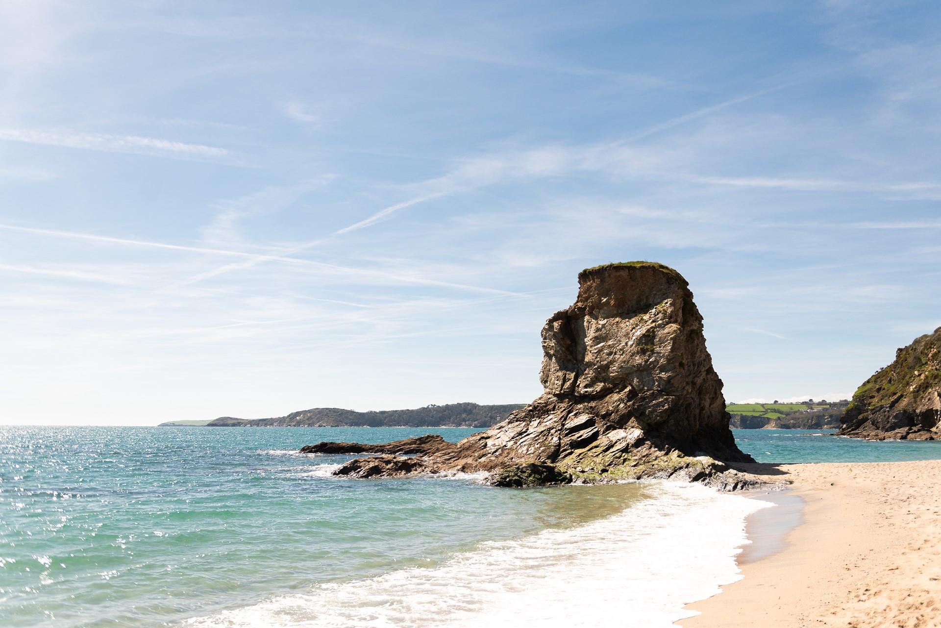 The scenic coastline feels a world away from daily life.