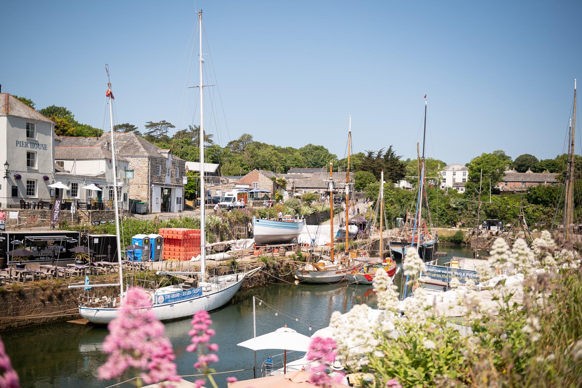 Admire the beautiful tall ships and waterfcraft. 