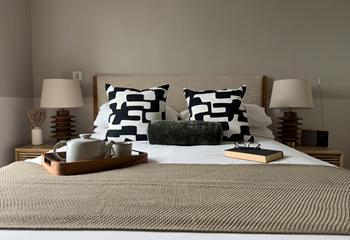 Settle into bed after a memorable day of exploring.