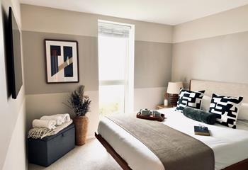 Tuck into warm pastries in the morning.