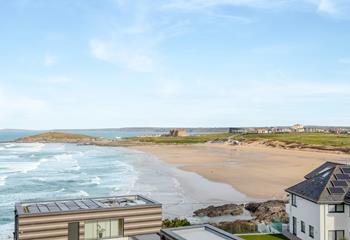 Stroll down to Fistral for a morning dip.