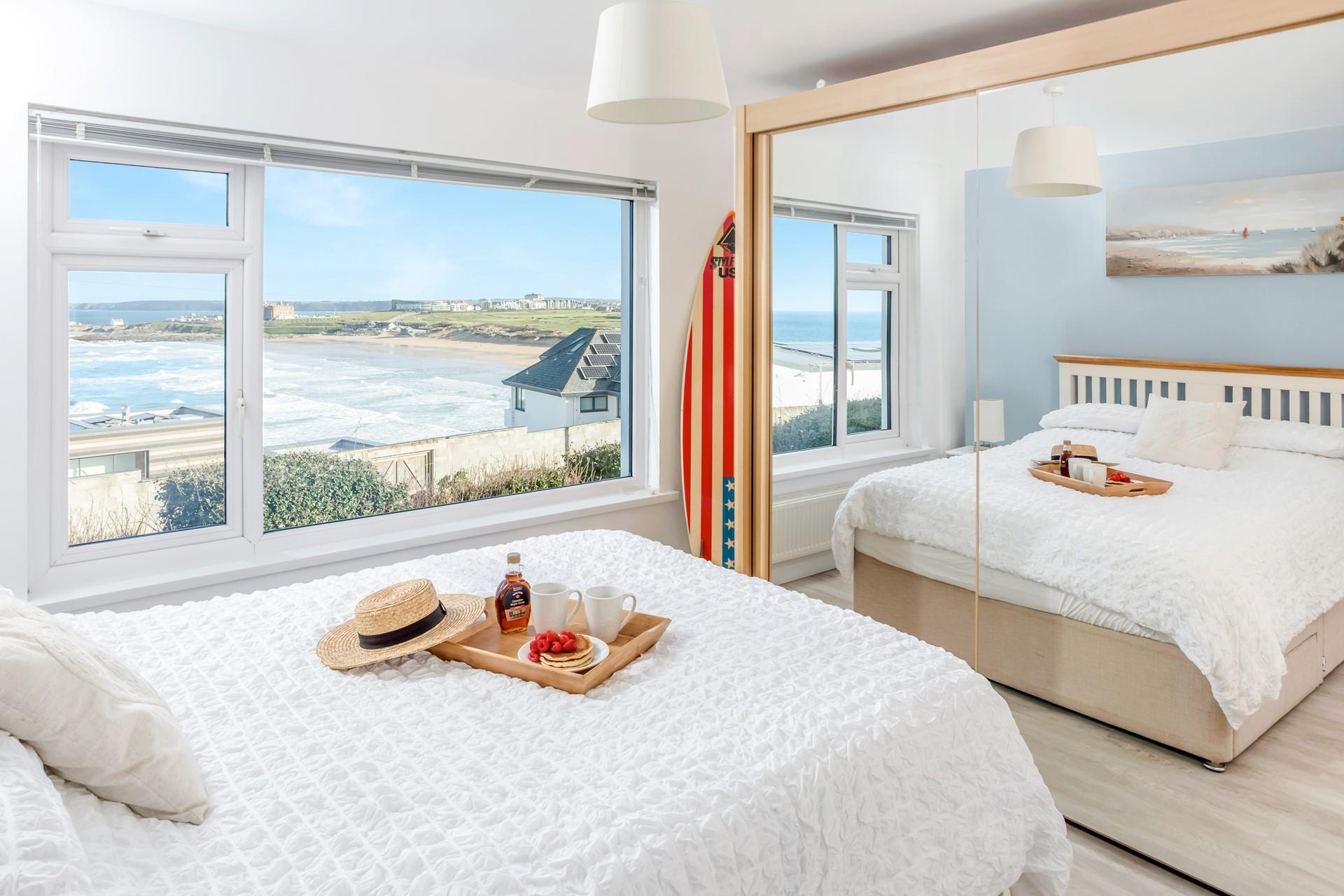 Watch the sun come down as you drift off to sleep.