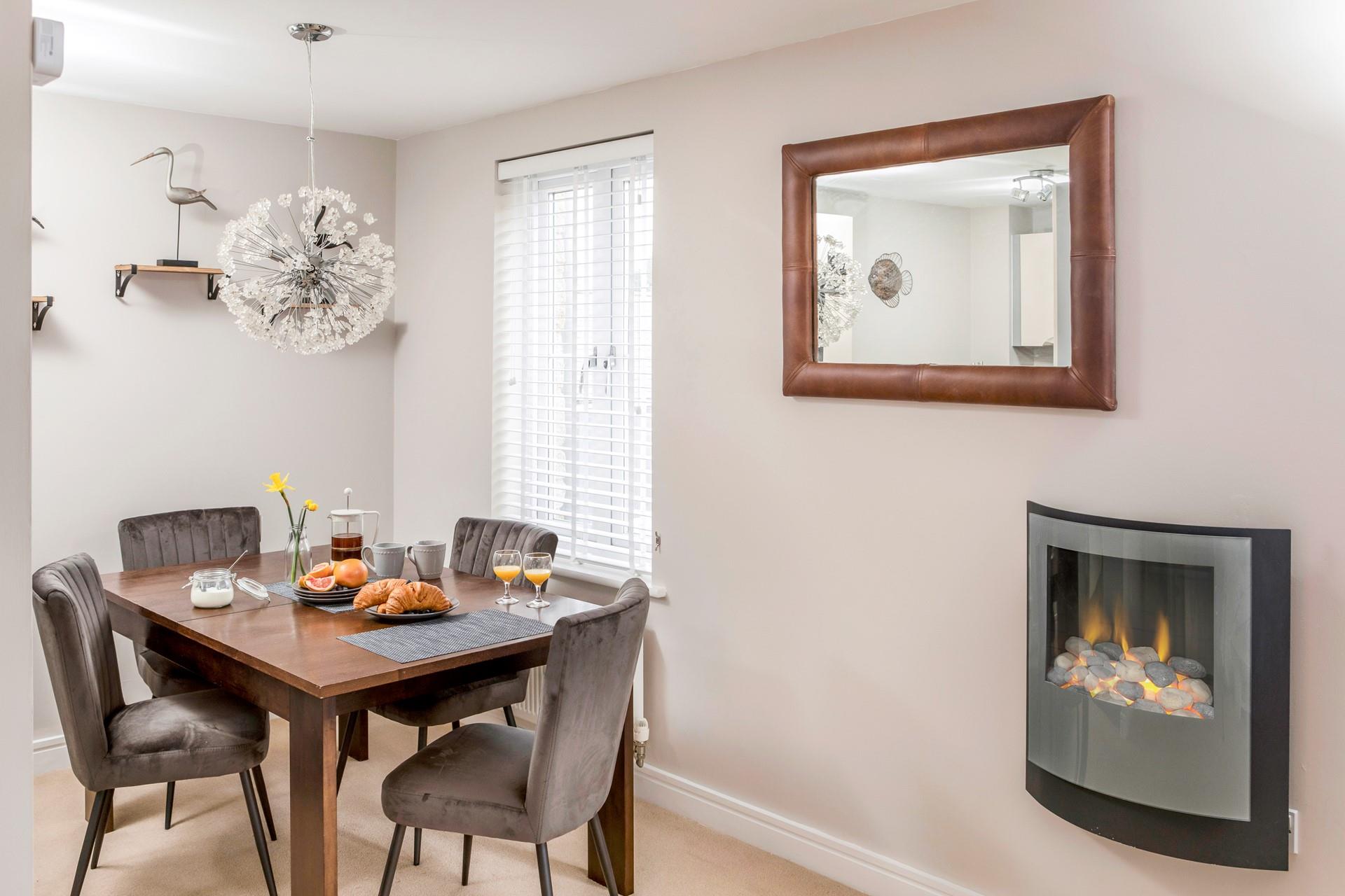 Tuck into a hearty breakfast to start the day.