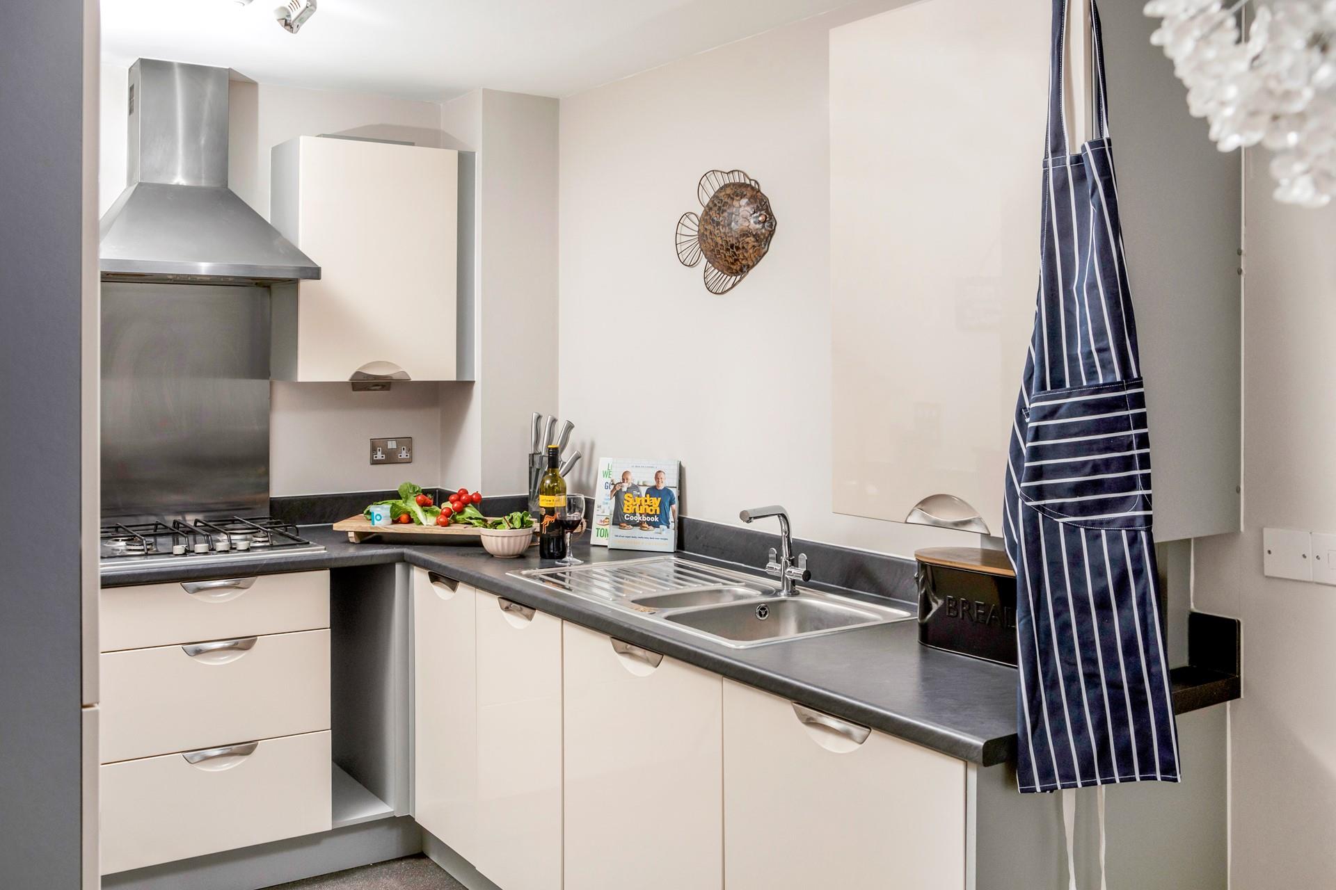 The kitchen is well equipped to cook up a storm.