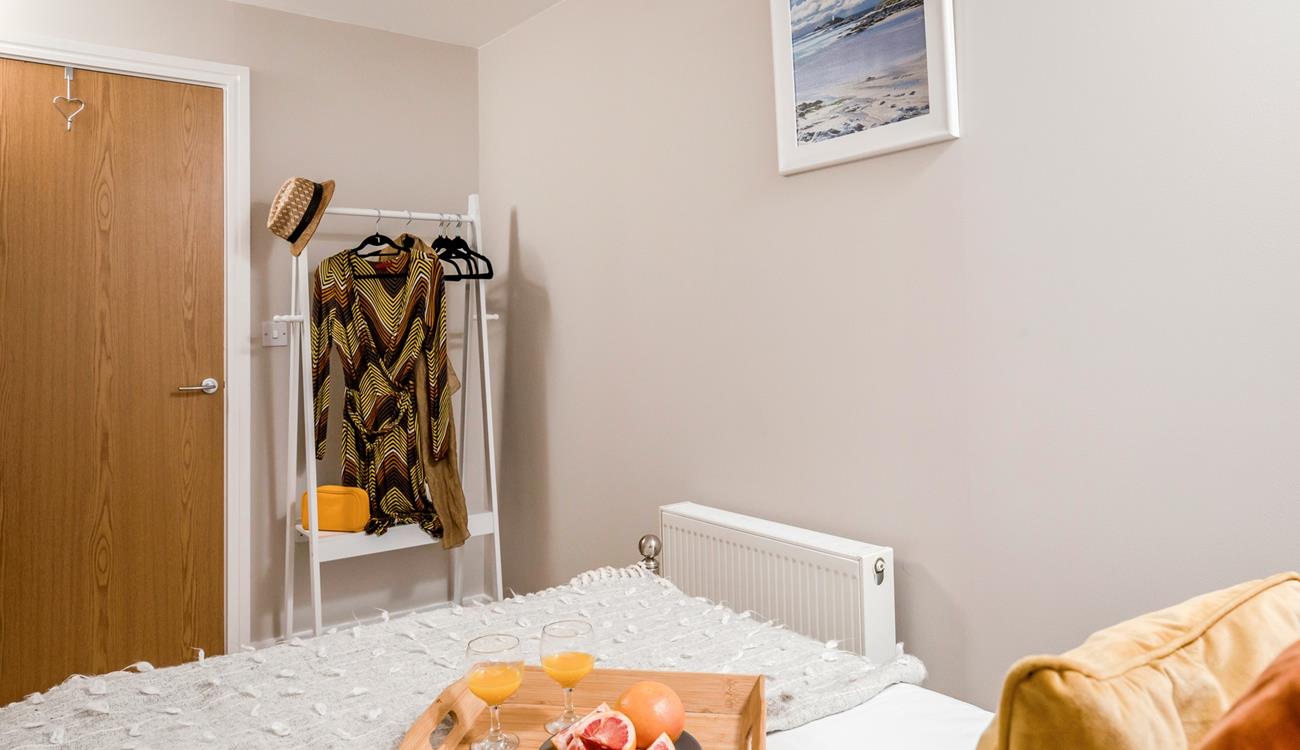 Start the day with breakfast in bed, you are on holiday after all!