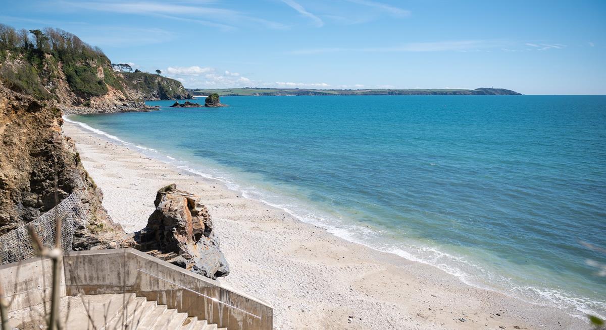 Take a dip in the crystal clear Cornish waters.