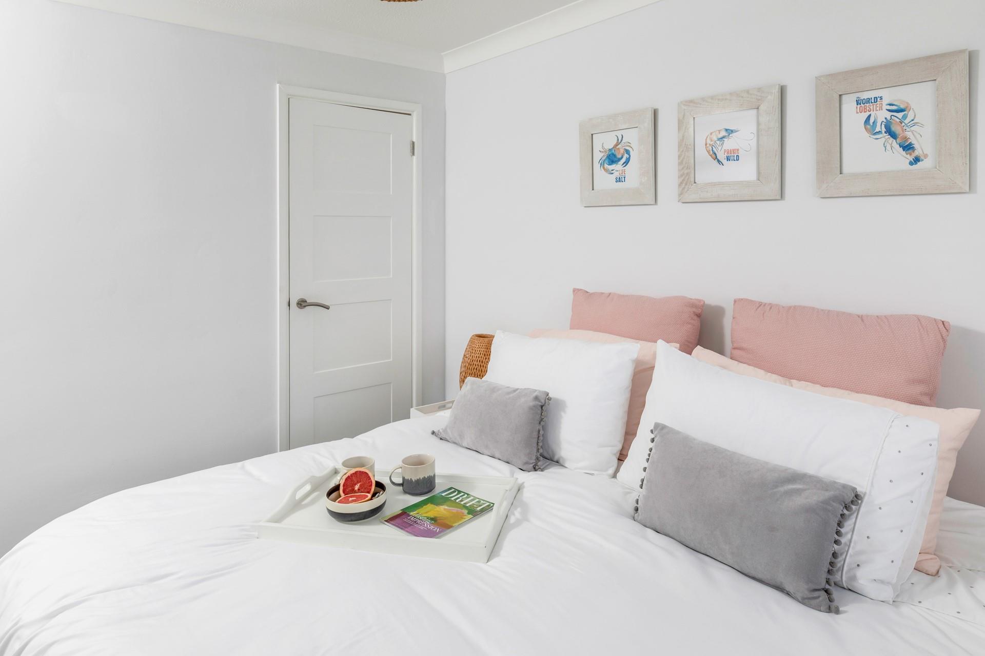 Climb into the spacious super king size bed and drift off after a memorable day.