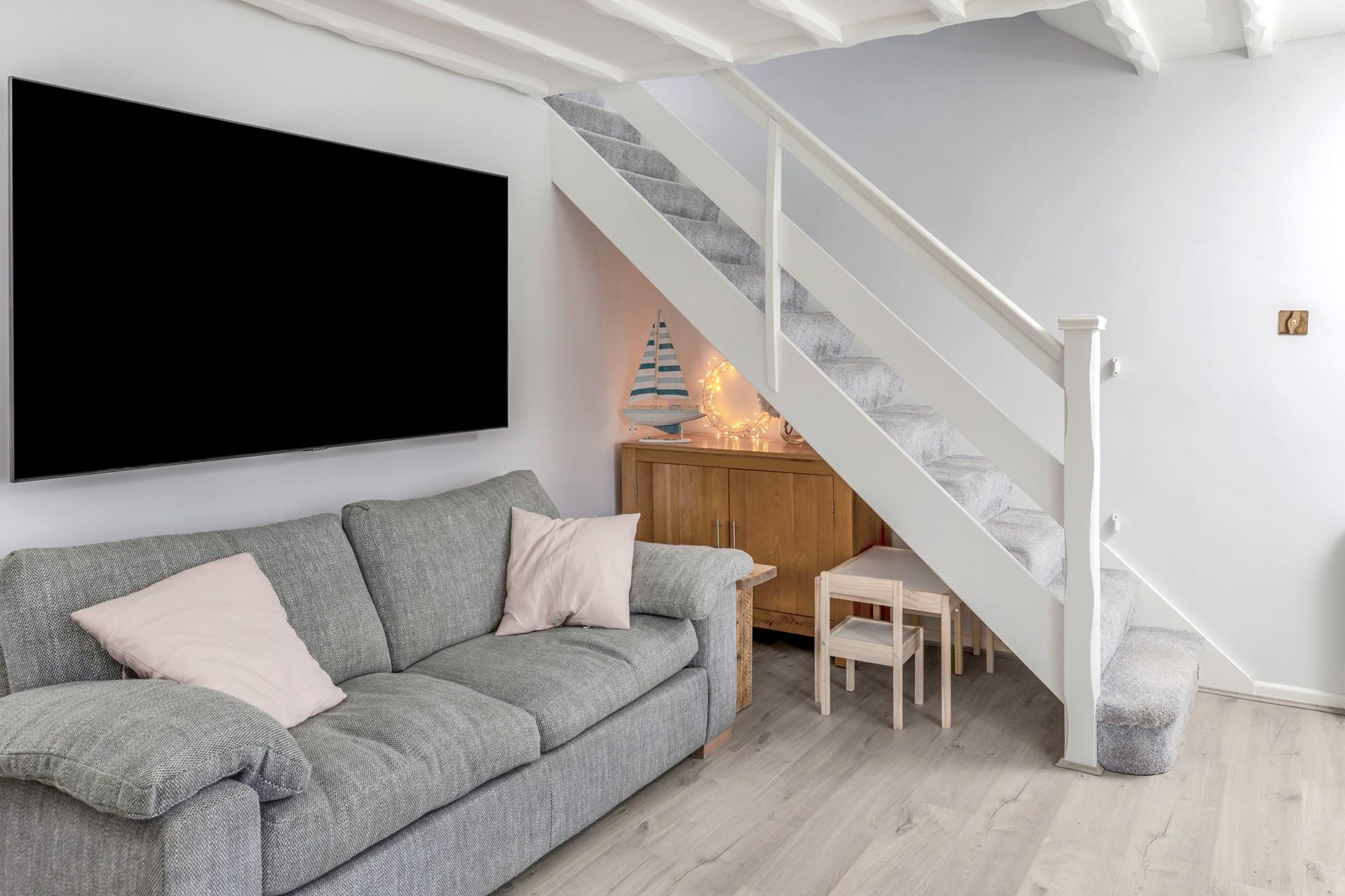 Sink into the comfortable sofa and relax as the sun comes down.