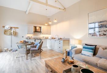 Open plan living is ideal for spending quality time together.