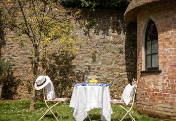 Sit in the suntrap garden and enjoy alfresco drinks and dining.