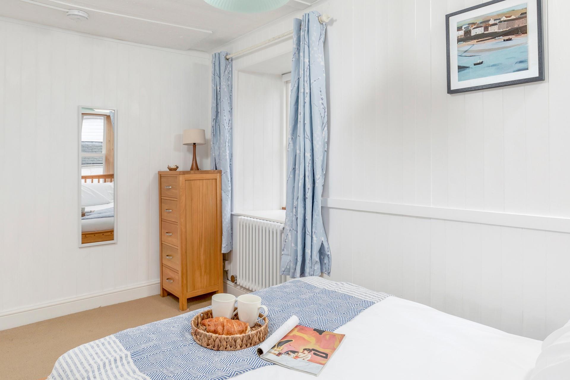 The bedrooms are light and spacious.