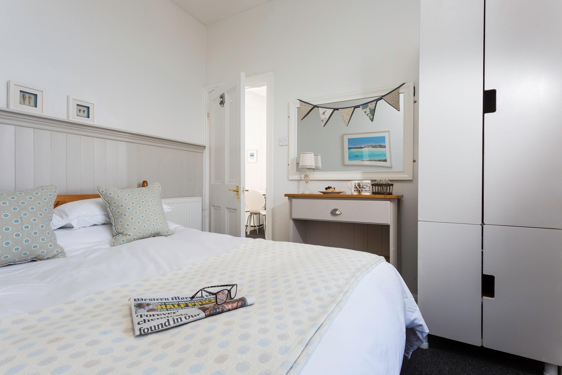 Start the day with a cuppa in bed and decide on the day's plans.