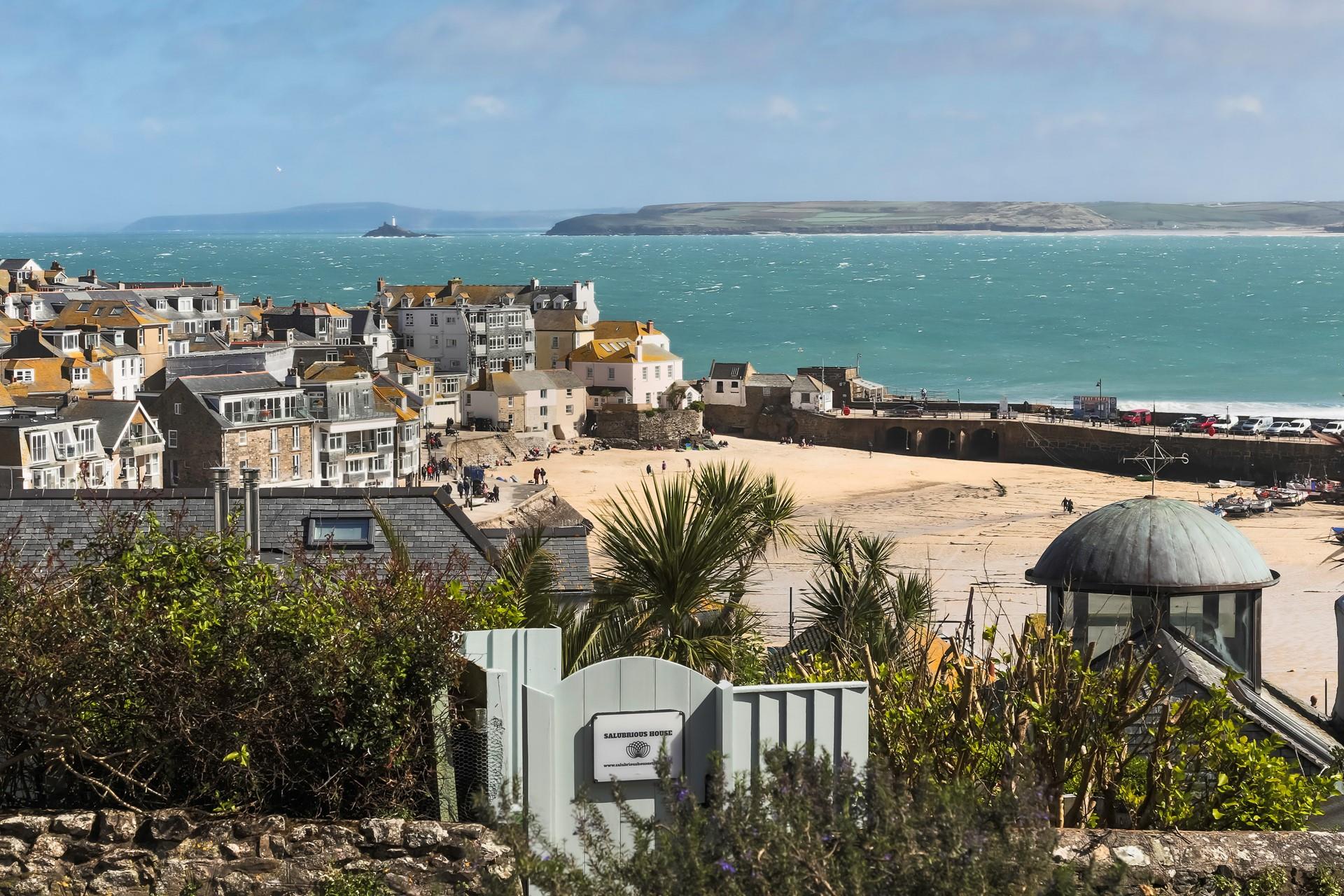 Step out the door and be greeted with a stunning view.