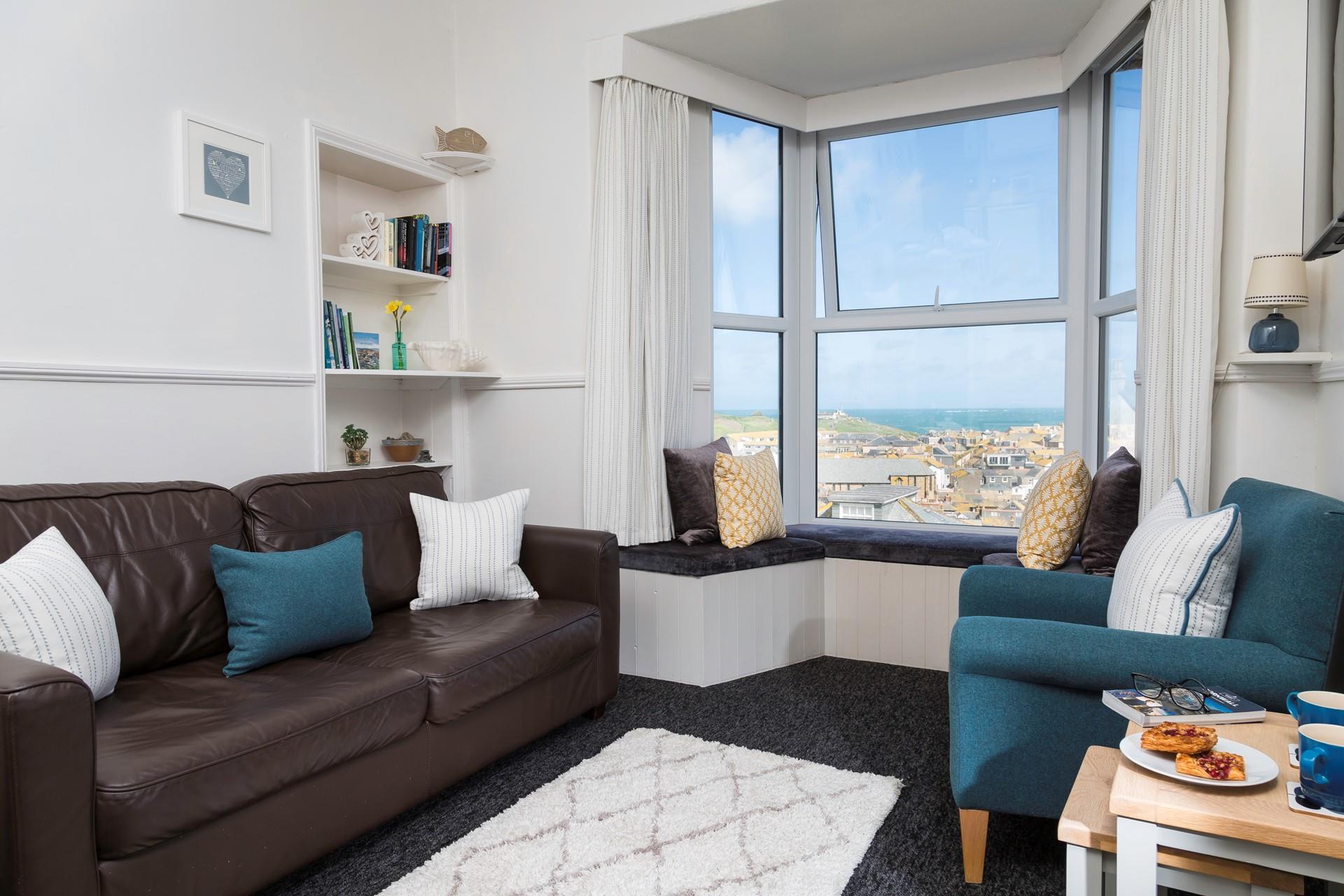 Enjoy tea and cake after a morning stroll through St Ives.