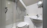 The en suite has a shower for washing off sandy toes after beach days. - Thumbnail Image
