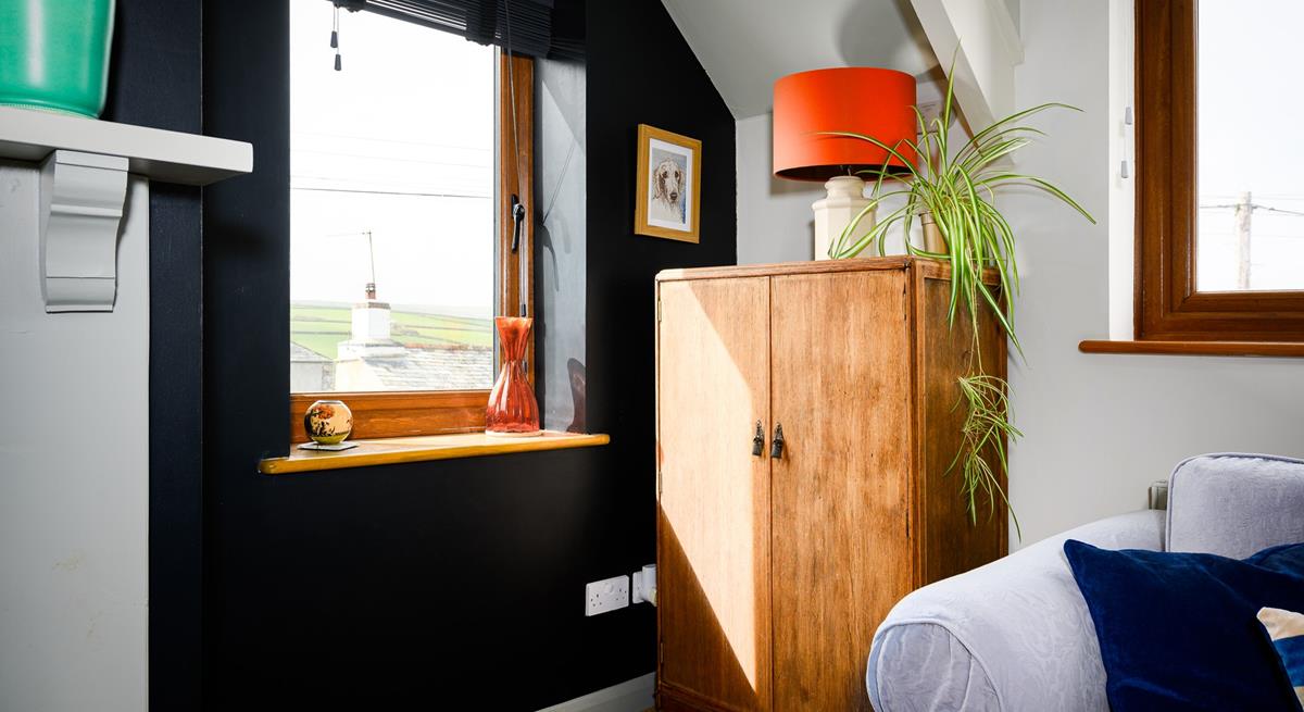 Sip a cuppa and enjoy the rolling countryside views.