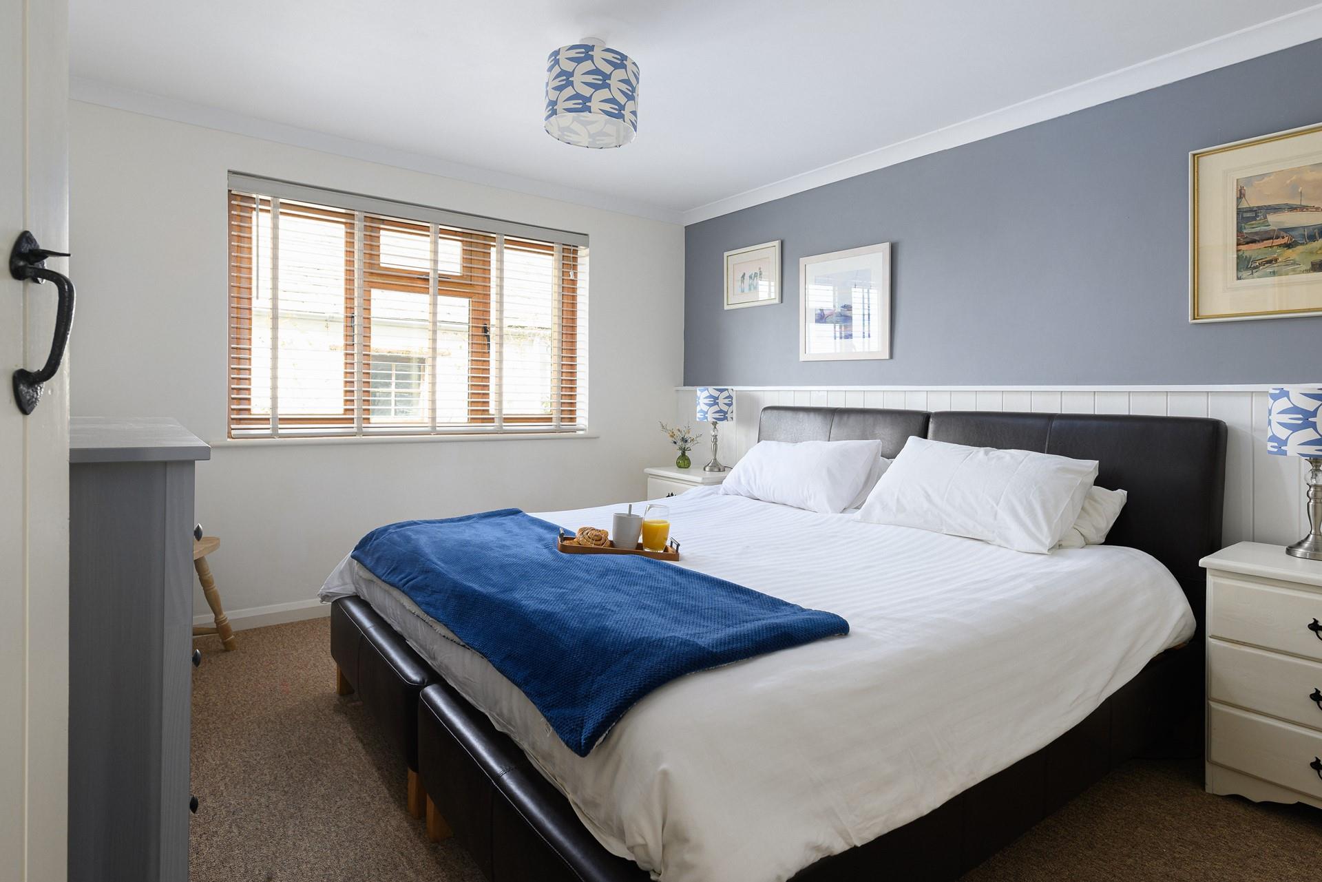 Tuck into breakfast in bed to start the day right.