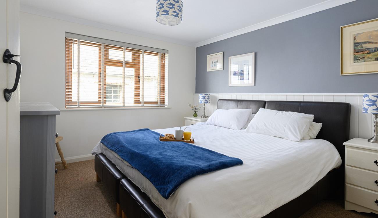 Tuck into breakfast in bed to start the day right.