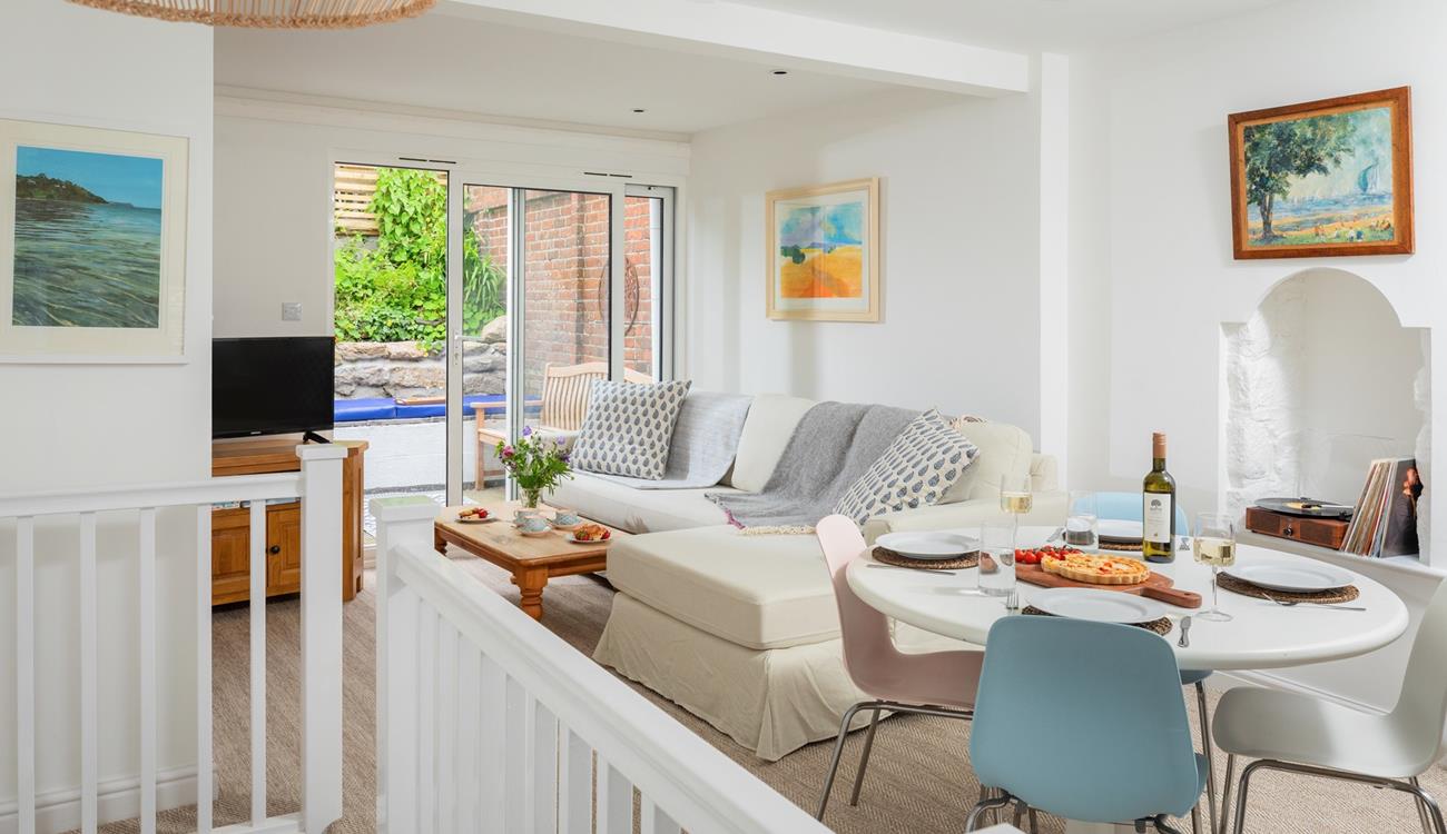 Open plan living and dining means you can spend quality time together.