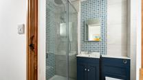 Bright and modern, the second shower is great for families or couples holidaying together.