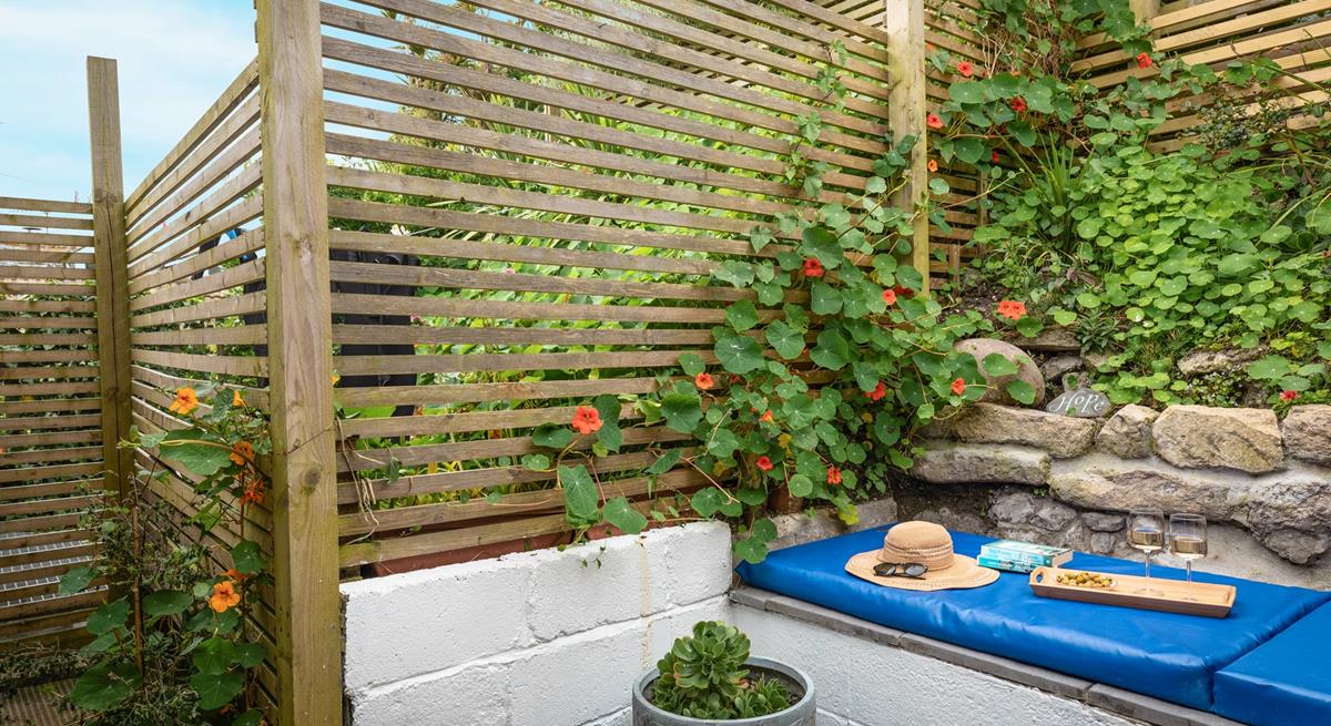 The perfect spot for relaxing with a good book and glass in hand.