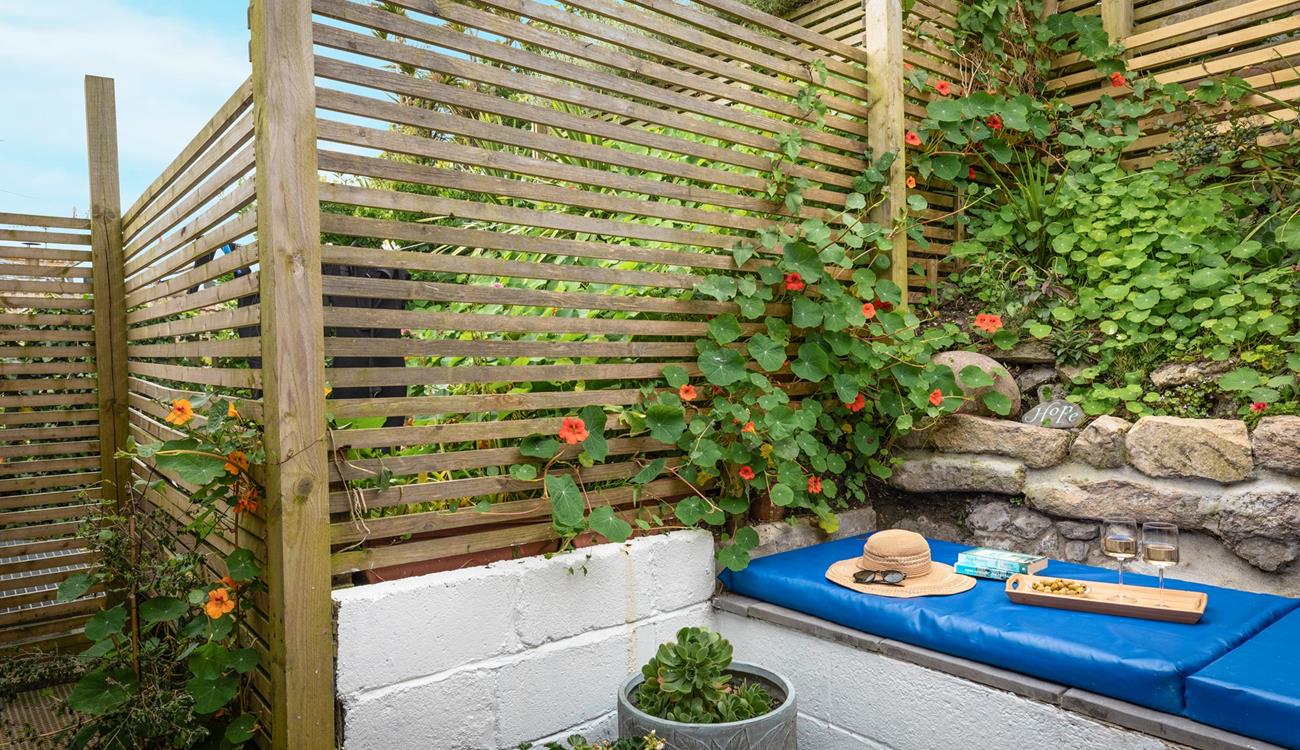 The perfect spot for relaxing with a good book and glass in hand.