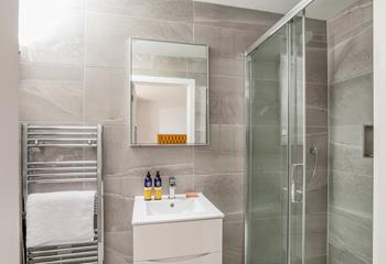 Start the day with an invigorating shower.