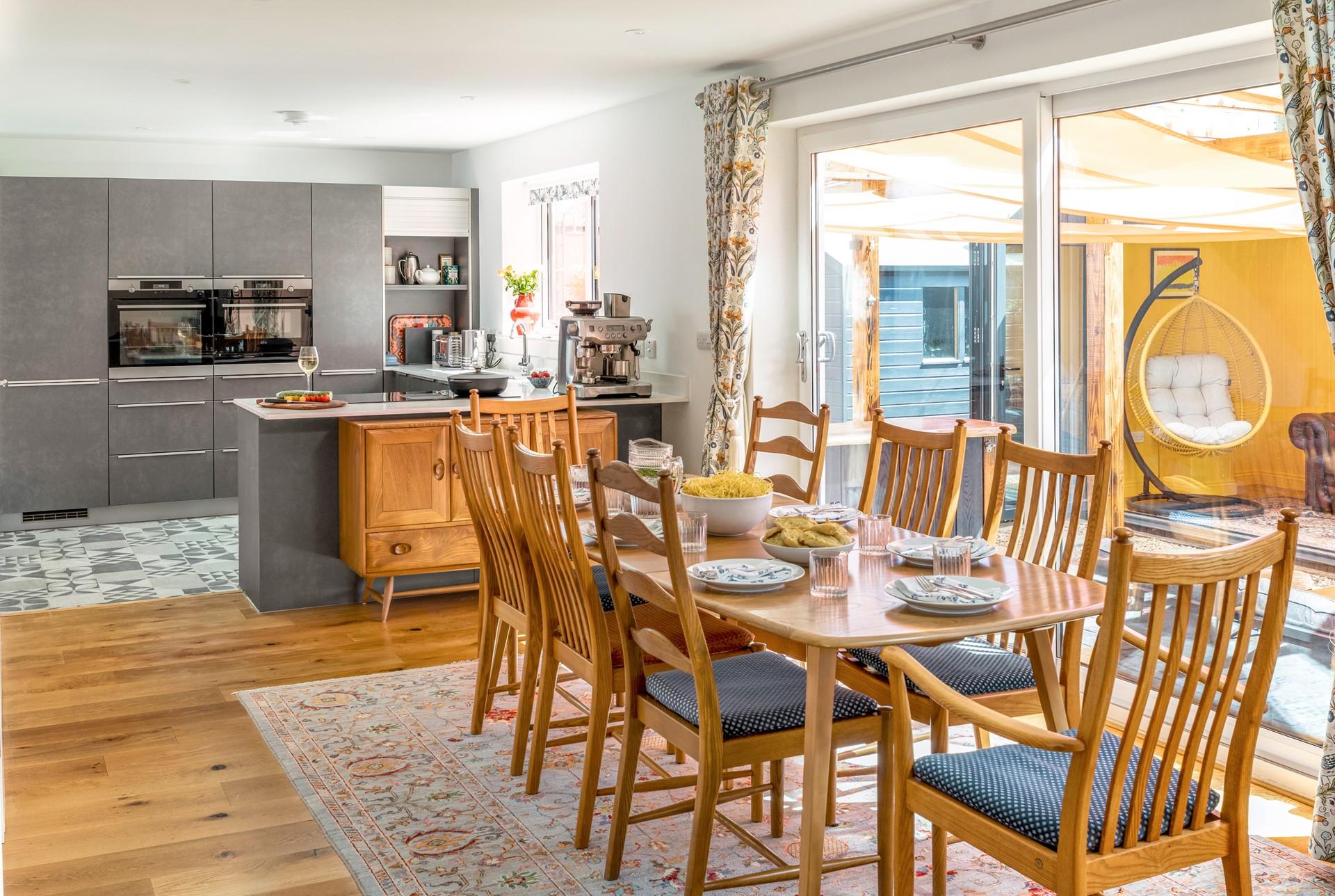 Open-plan living makes this house perfect for family get-togethers.