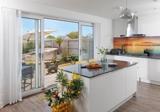 The large kitchen is perfect for cooking up family dinners.