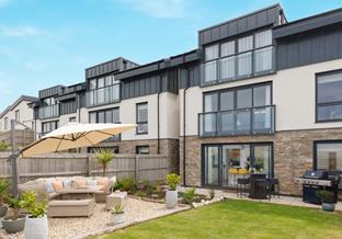 The large garden is perfect for all the family to enjoy.