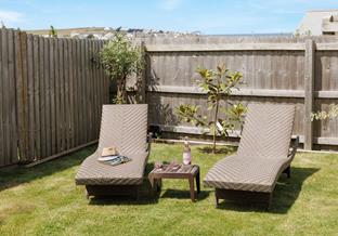 A lovely spot for lounging in the Cornish sunshine.