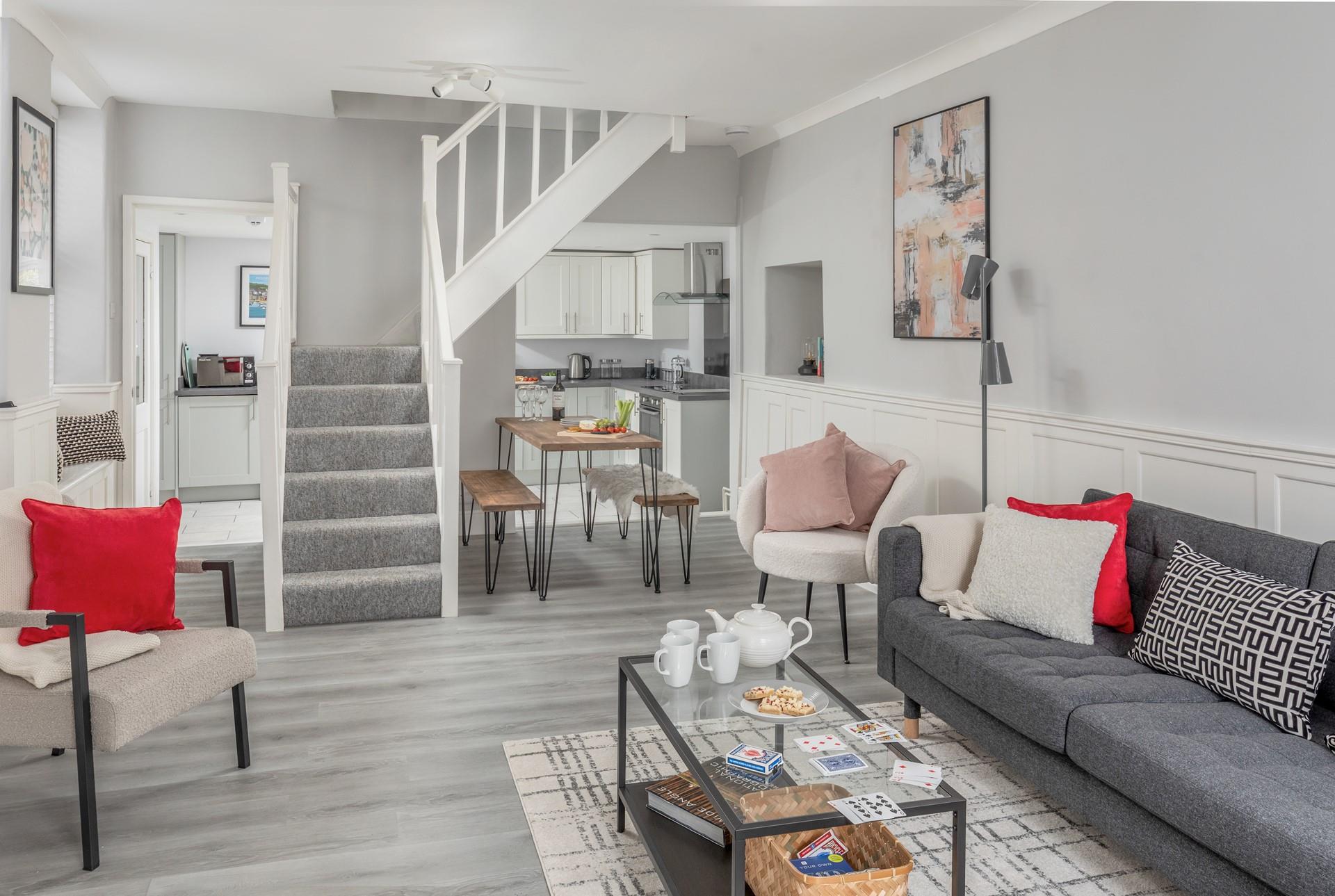 Open plan living means you can spend quality time as a family.