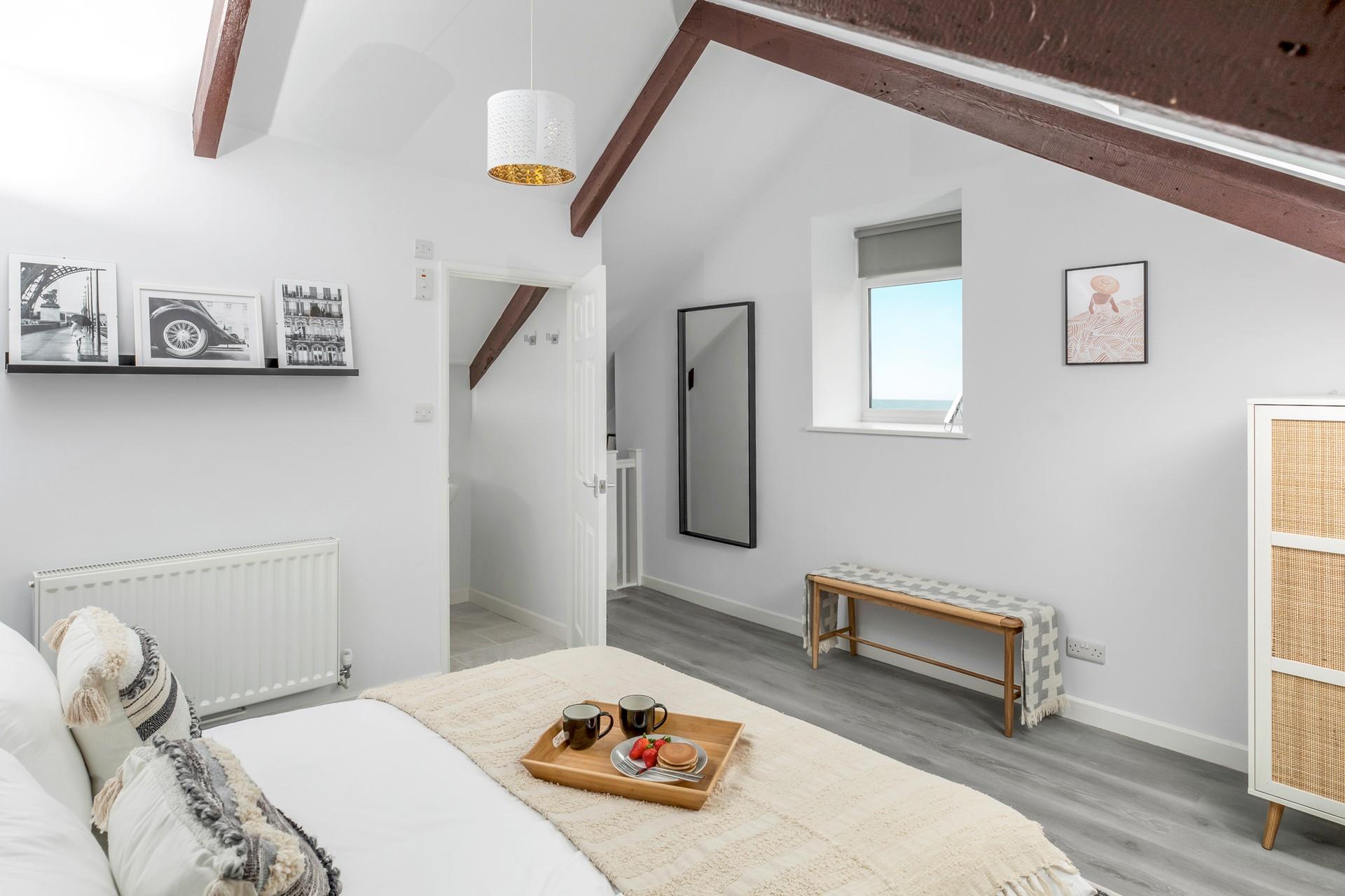 Sip your morning cuppa in bed whilst you discuss the day's plans.