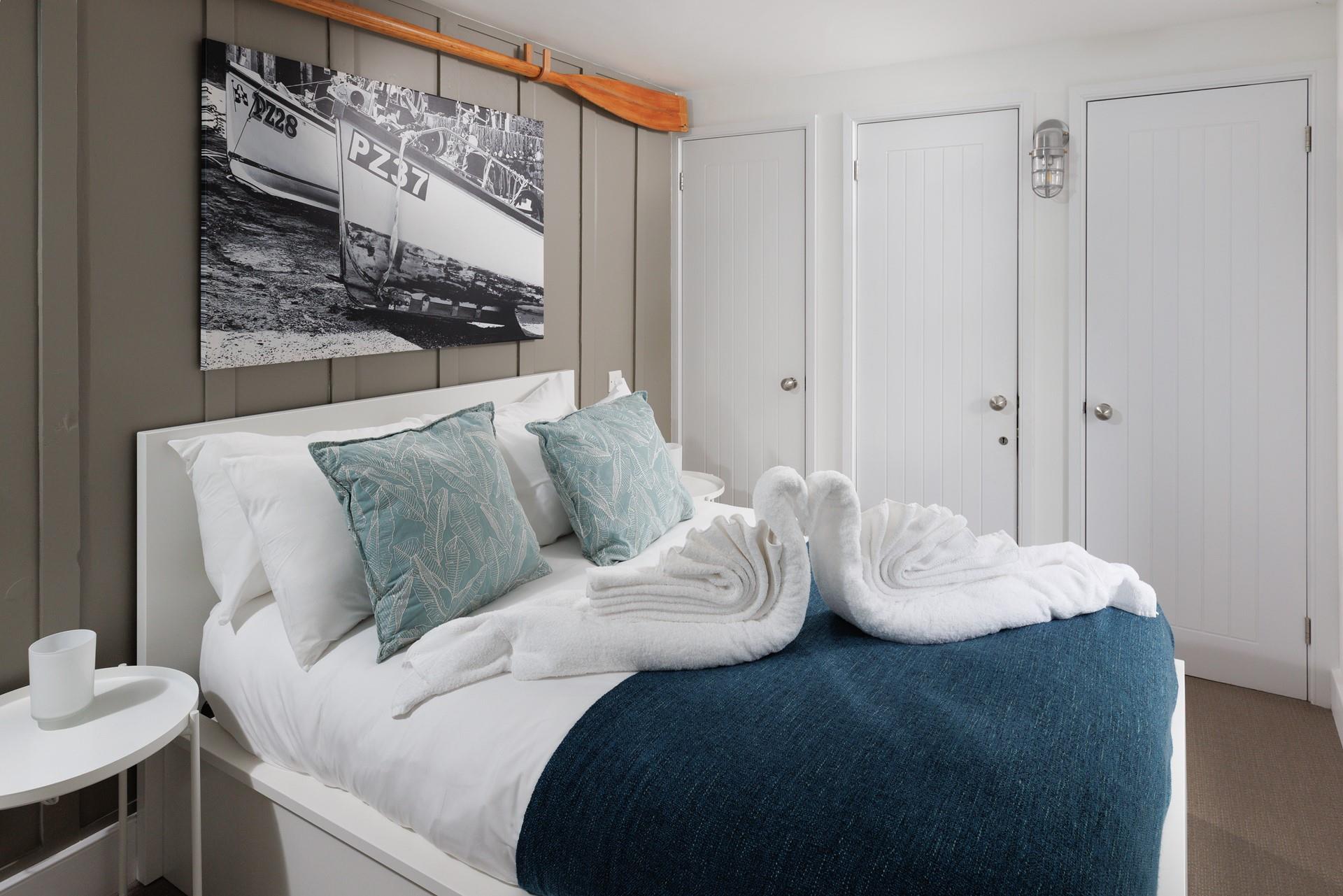 There's plenty of storage space for your holiday wardrobe.