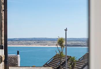 Gaze out at the stunning views across St Ives Bay.