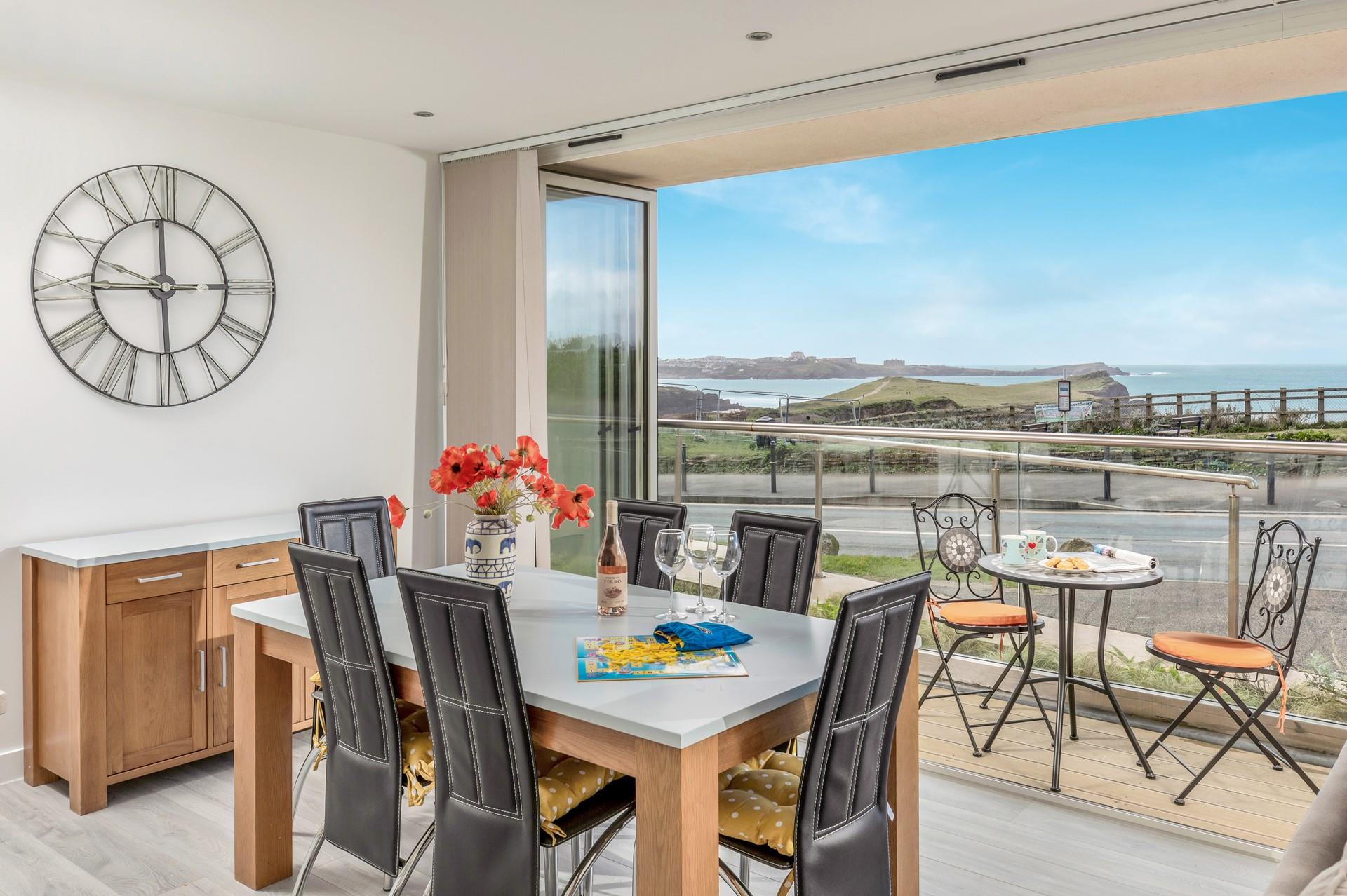 Open the bi-fold doors and enjoy a morning cuppa on the balcony.