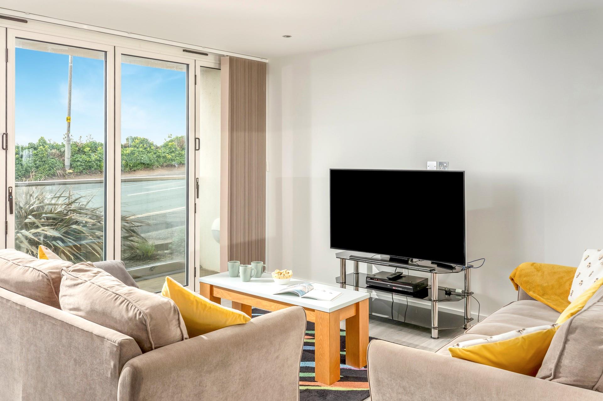 Put your feet up in the evening and enjoy a film night.