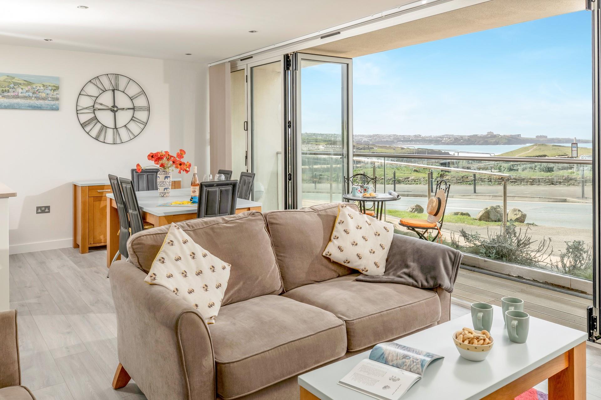 Let the warm summer breeze run through the open plan living space.