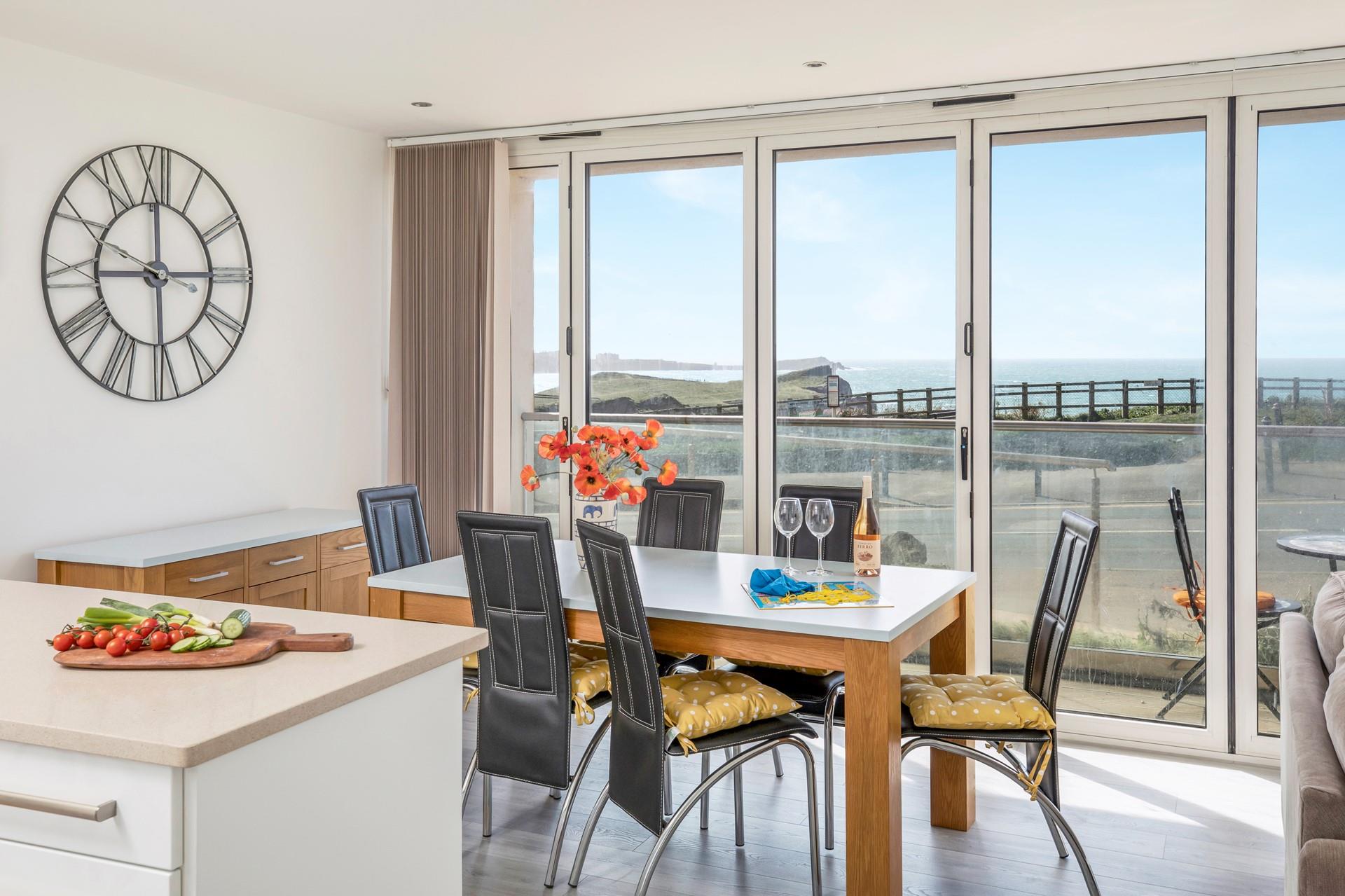 Tuck into a hearty meal in the evening as the sun sets.