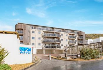 Waves 21 is located in Watergate Bay, perfect to explore the north coast.