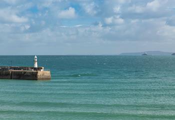 Head down to the harbour for a refreshing morning dip.